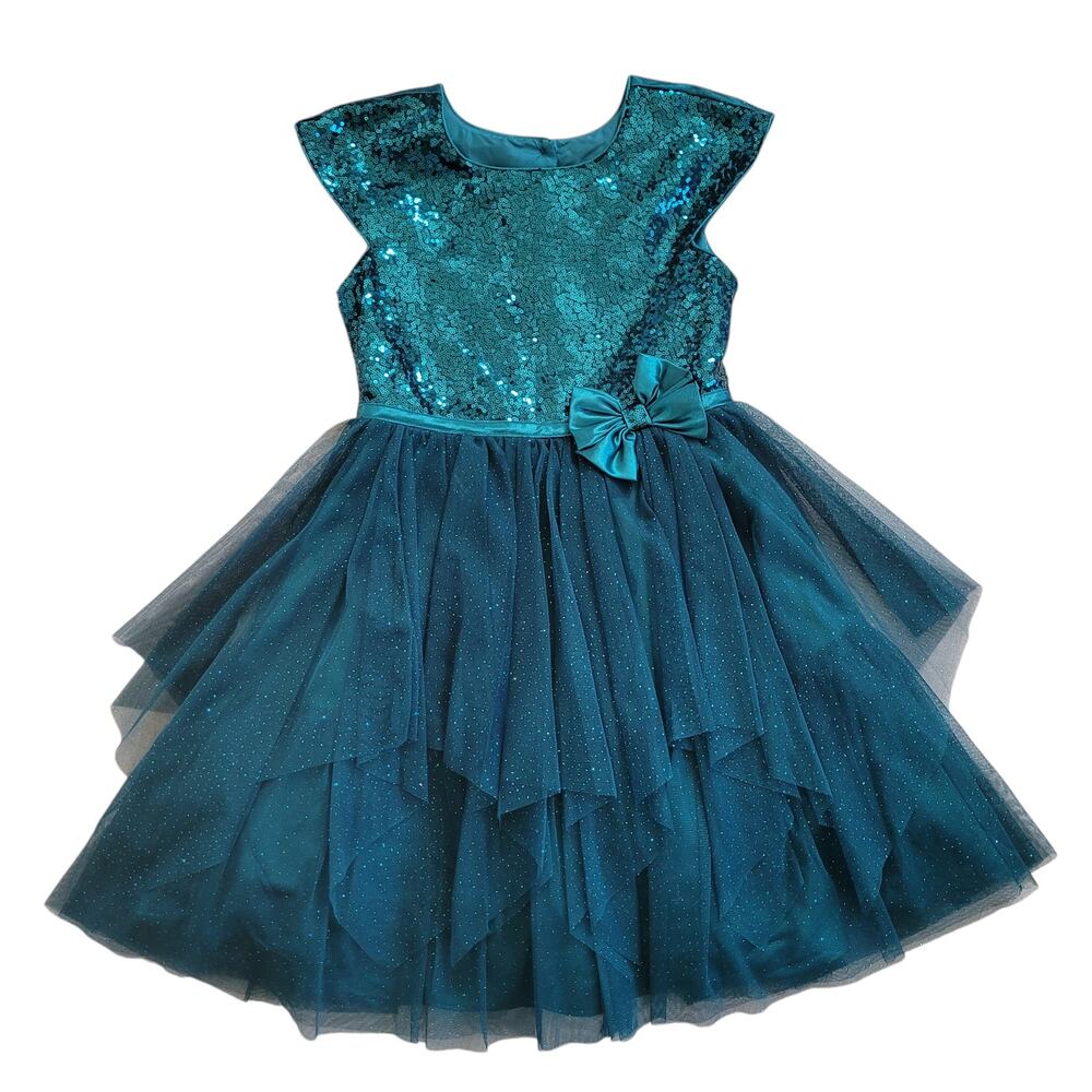 Jona Michelle Green Party Dress